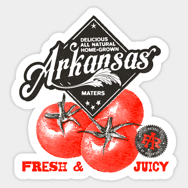 Arkansas Maters Sticker by rt-shirts
